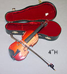 Dollhouse Miniature 4" Violin